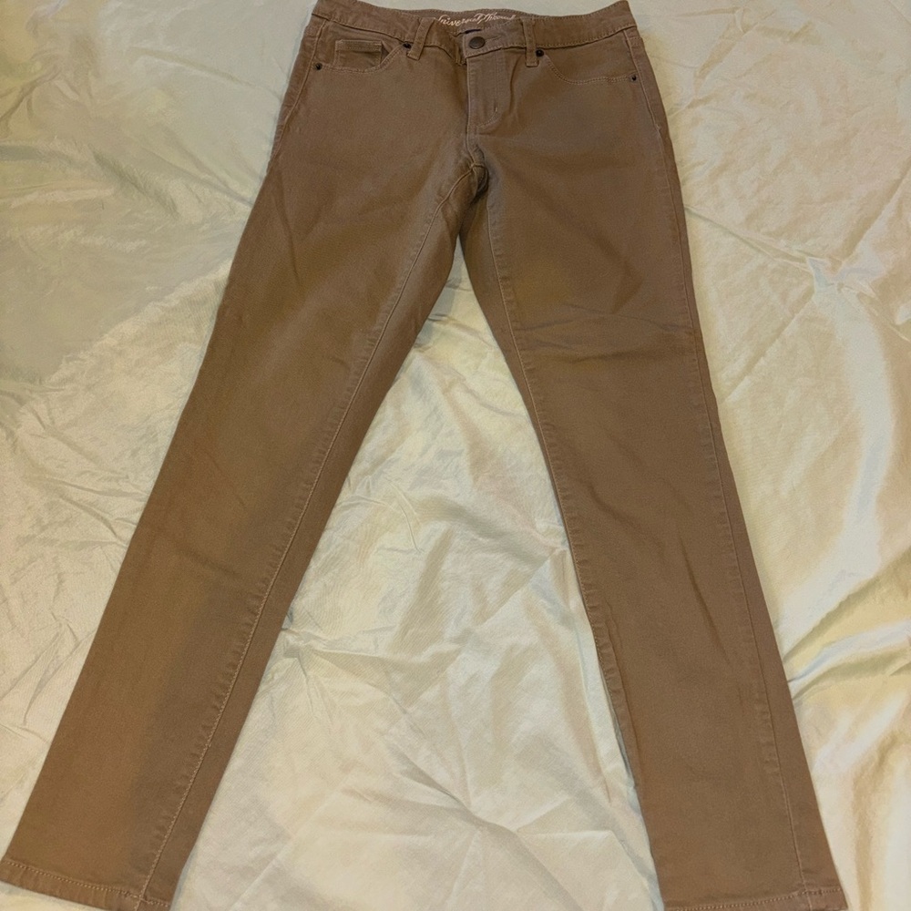 Khaki Skinny Jeans